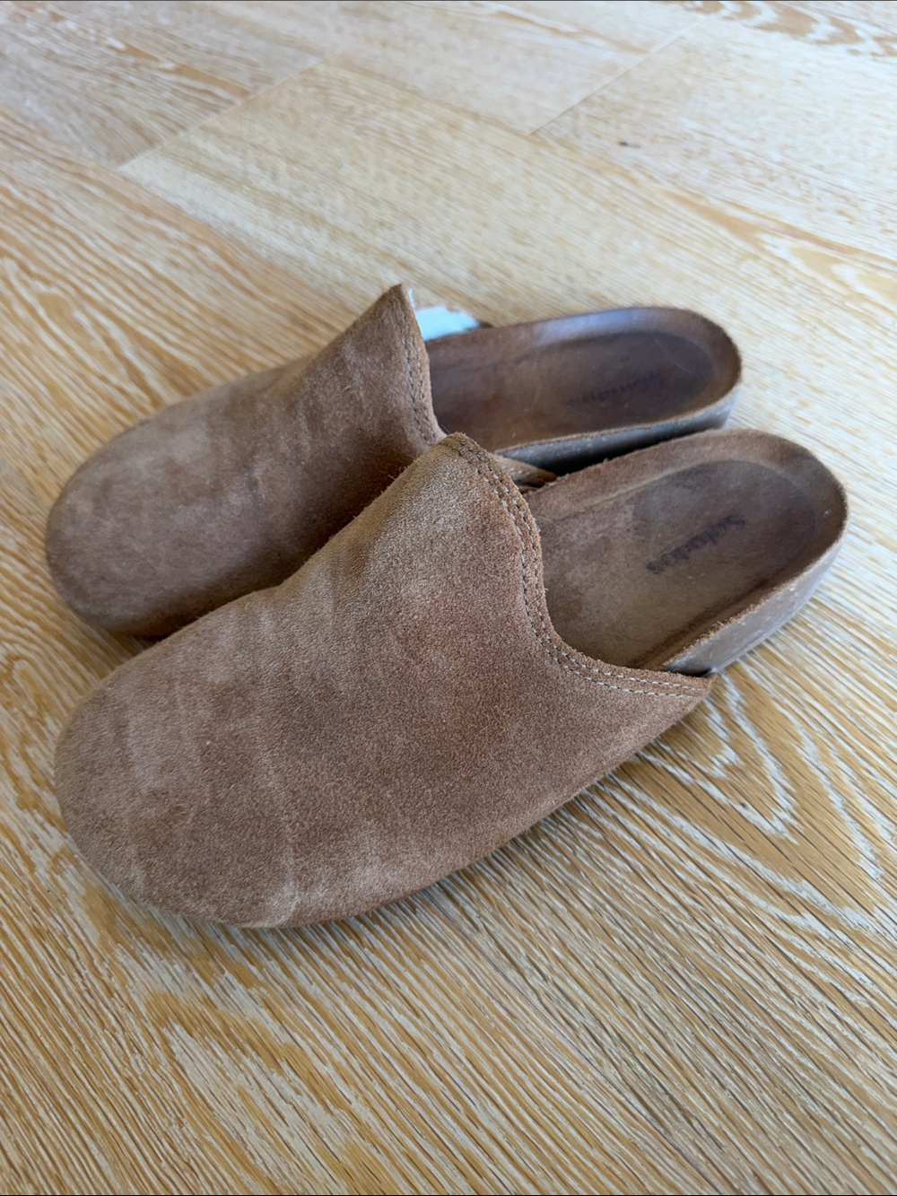 Soludos Women's Suede Slip-On Mule - Tan Brown